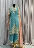Sea Green Plazzo Outfit