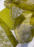 White Parrot Unstiched Suit