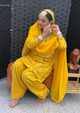 Yellow Farshi Salwar Suit