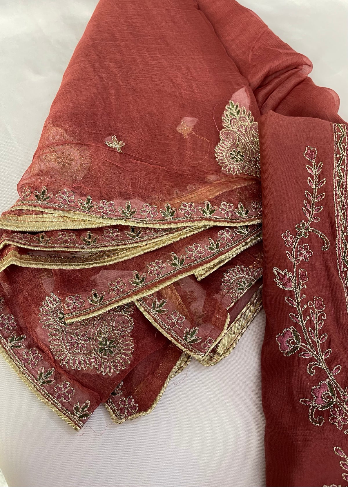 Zari Work Unstitched suit
