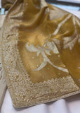 Yellow Golden Unstitched Suit