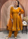 Yellow Anarkali Suit