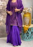 Purple Sharara Suit