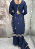 Navy Blue Trouser Suit