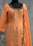 Black-Orange Plazzo outfit