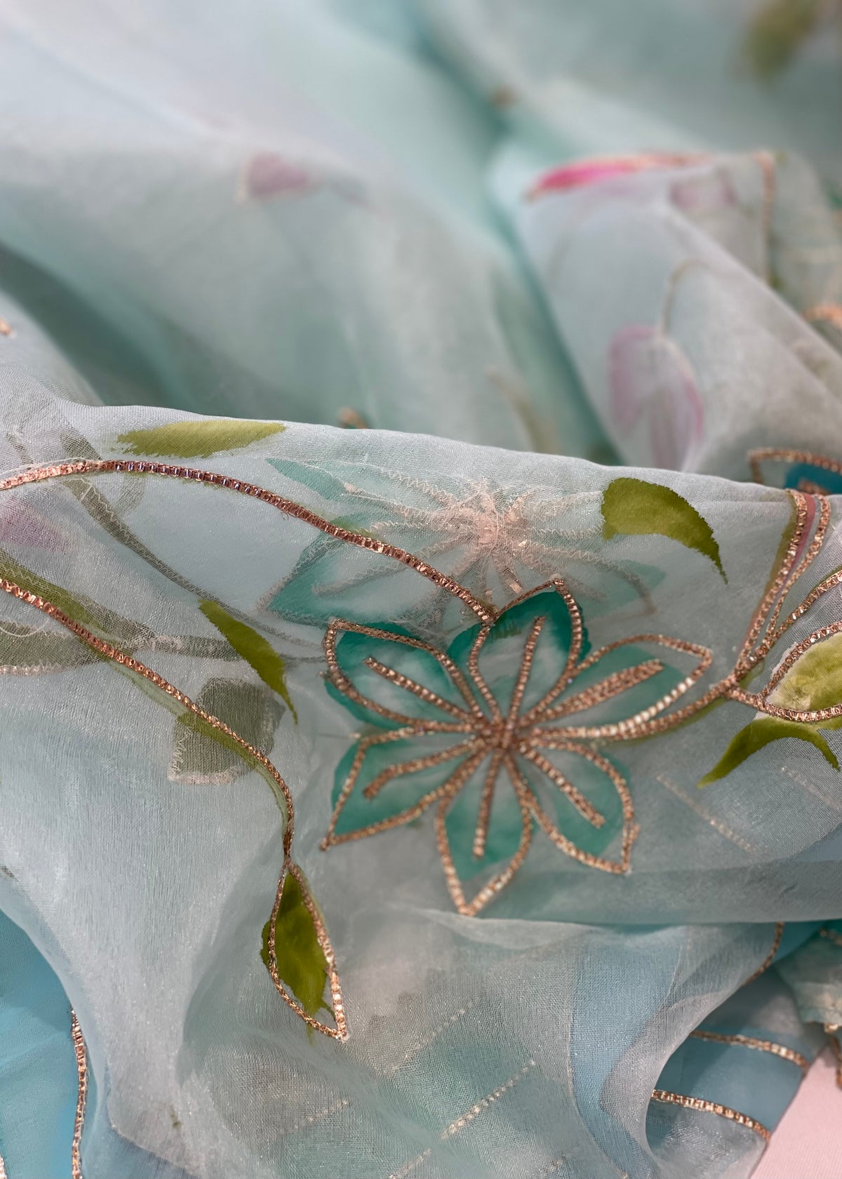 Semi Formal Unstitched- Sky Blue