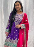 Multicolor Sharara Suit