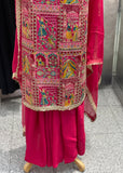 Hot-Pink Unstitched Suit