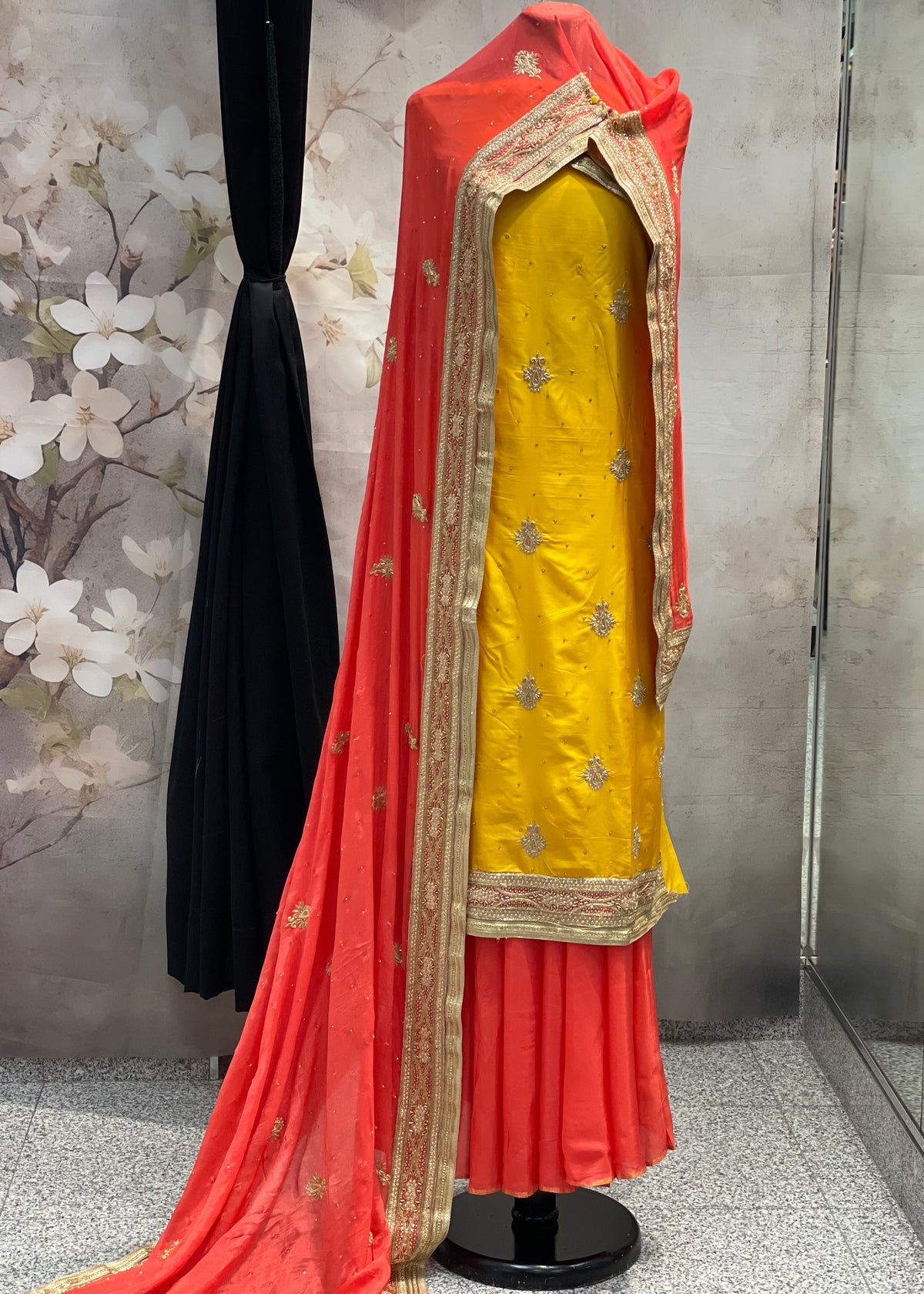 Yellow Coral Unstitched Suit