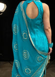 Ethnic Blue Pajami Suit