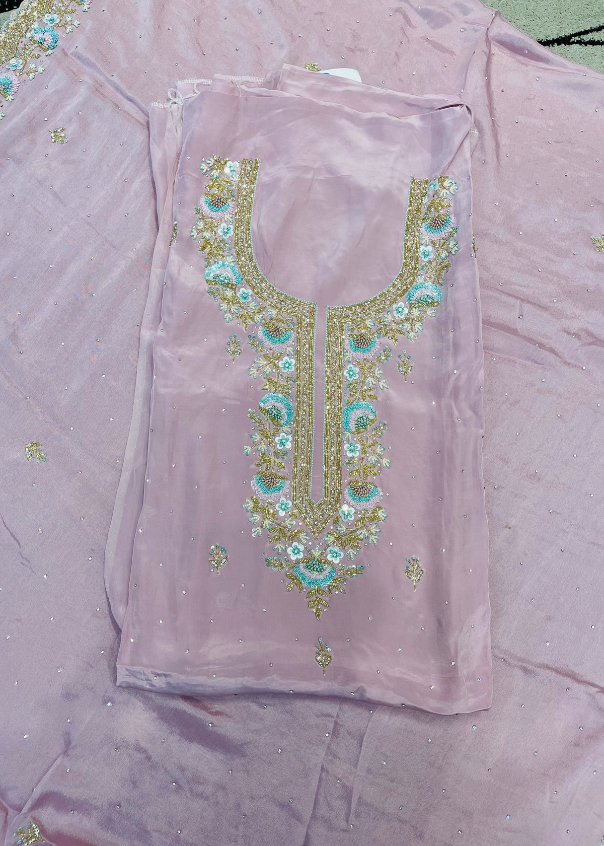 Party wear Unstitched Suit