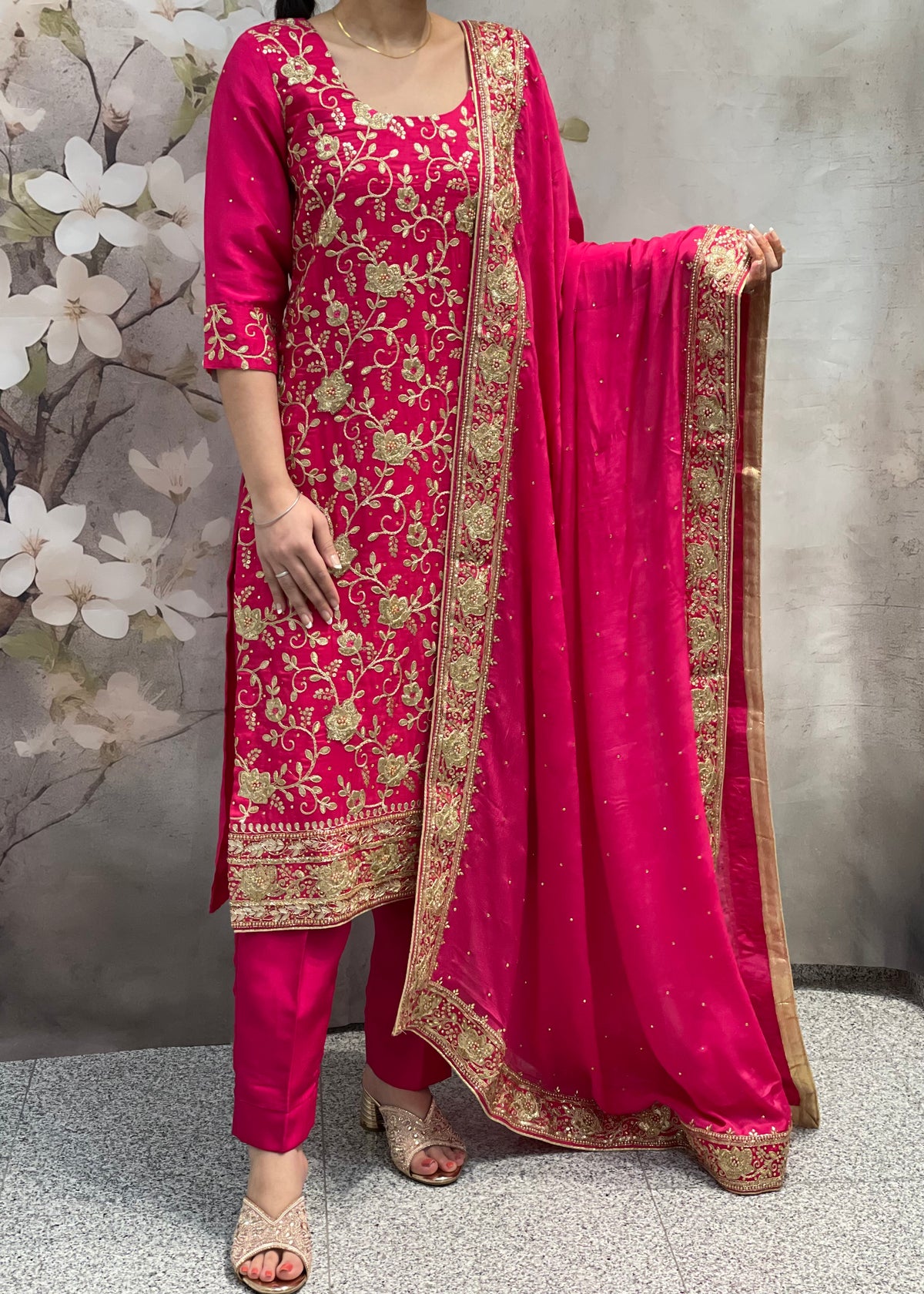 Silk Trouser Suit