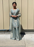 Mirror Work Plazzo Suit