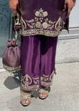 Purple Trouser Suit