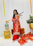 Heavy Red-Silver Salwar suit