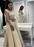 Plain Shimmer Lehnga