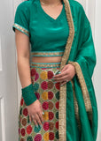 Multicolor Jaggo Lehnga