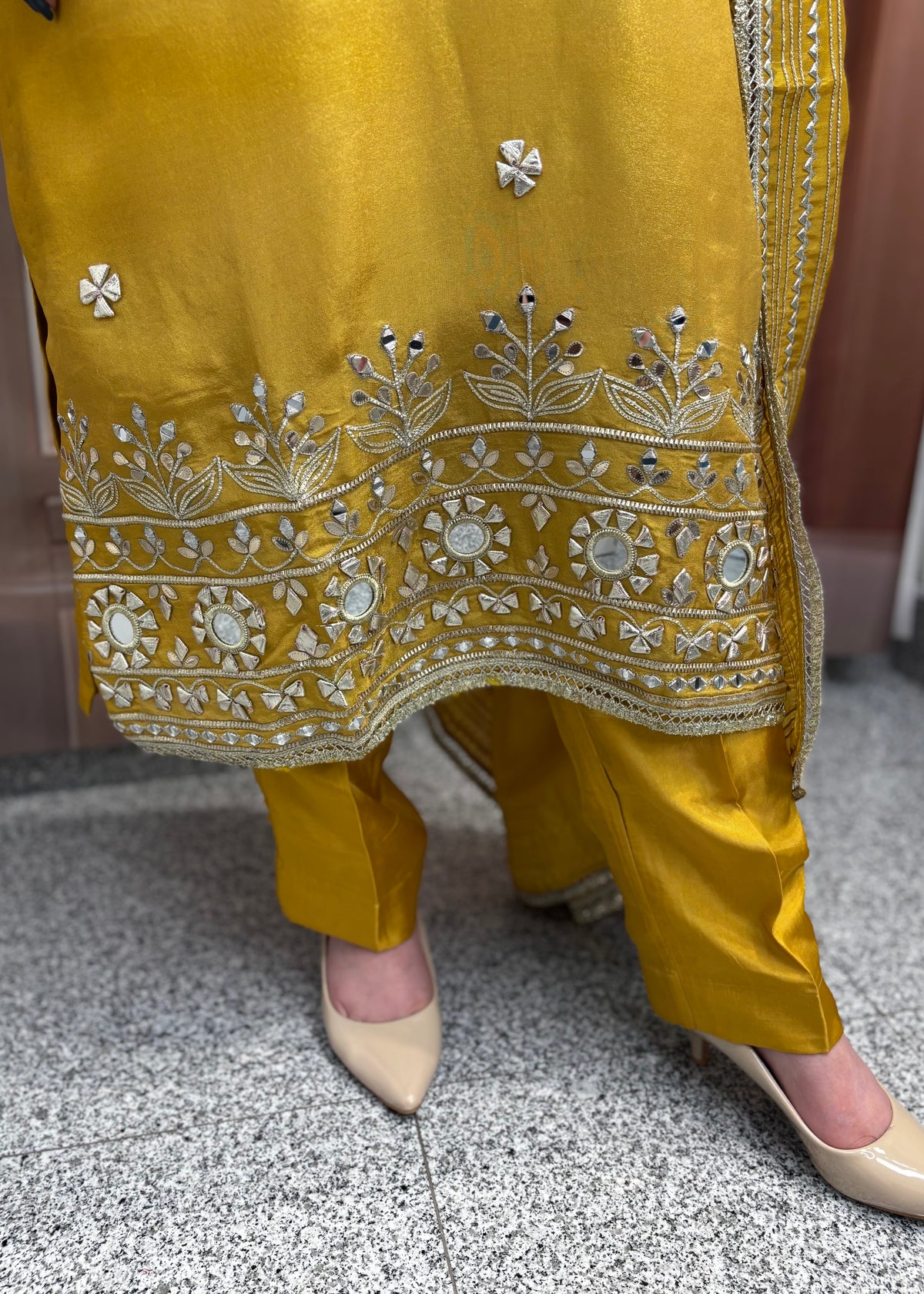 Mirror work Trouser Suit