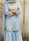 Light Blue Sharara Suit