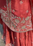Rusty Long Shirt Lehnga