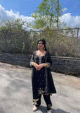 Black Heavy Salwar Suit