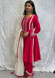 Magenta Pink Anarkali Suit