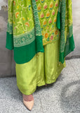 Georgette Banarsi Plazzo Suit