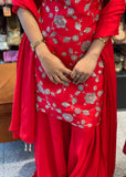 First Karwachauth Plazzo Suit