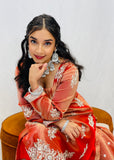 Heavy Red-Silver Salwar suit