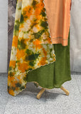 Green Peach Plazzo Outfit