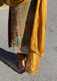 Mustard Yellow Traditional Straight-Cut Suit