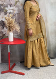 Golden Sharara Suit