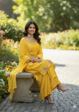 Yellow plazzo Suit