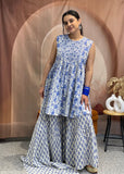 Cotton Kurti Sharara suit