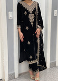 black Velvet Trouser suit