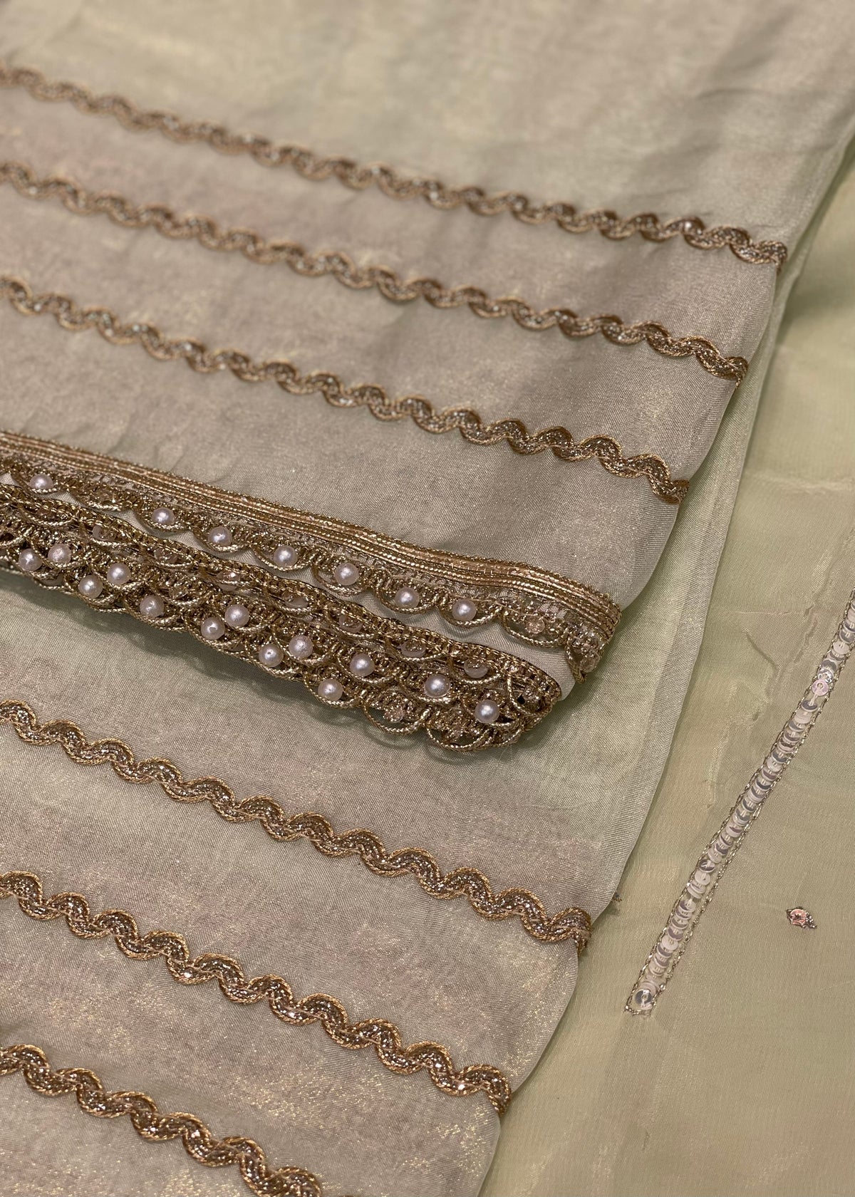 Embroidered Unstitched Suit