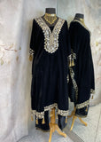 Velvet Kaptaan Style Suit