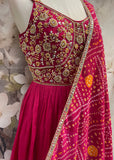 Margenta Anarkali Dress