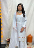Light Grey sharara Suit