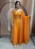 Orange Lehnga