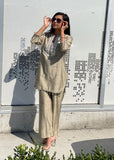 Golden Co-Ord Set