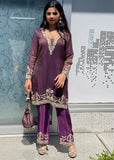 Purple Trouser Suit