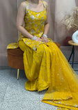 Yellow Sharara suit