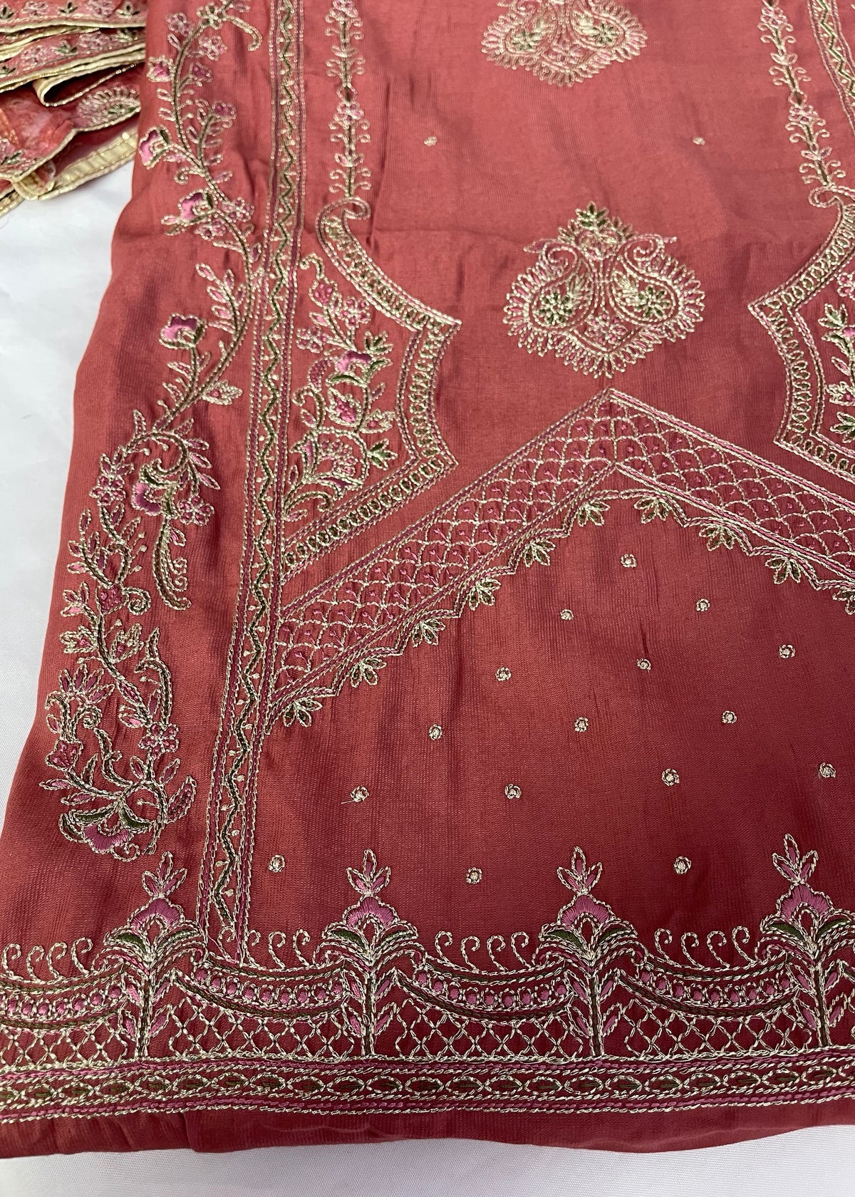 Zari Work Unstitched suit