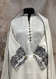 Black-White Plazzo Outfit