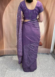 Purple Saree