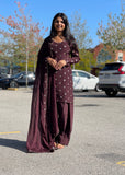 Chocolate Farshi Salwar Suit