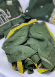 Yellow-Green Unstitched Suit