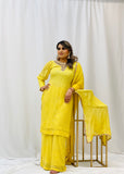 Sequence Yellow Plazzo Suit