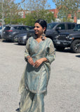 Mirror Work Plazzo Suit